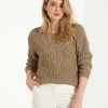 Sweater Cable Ribbon Yarn*OUI Fashion