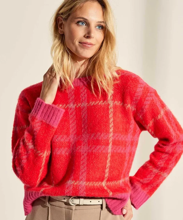 Sweater Check Pattern*OUI Flash Sale