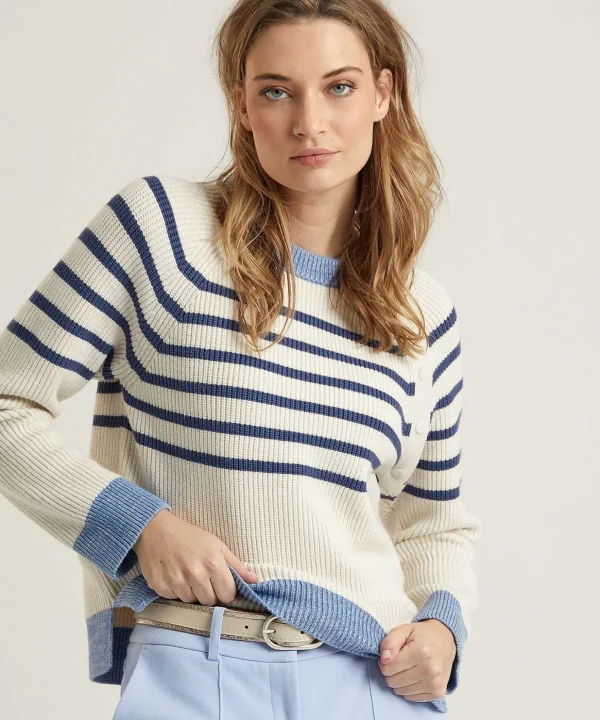 Sweater Stripe Buttons*OUI Discount