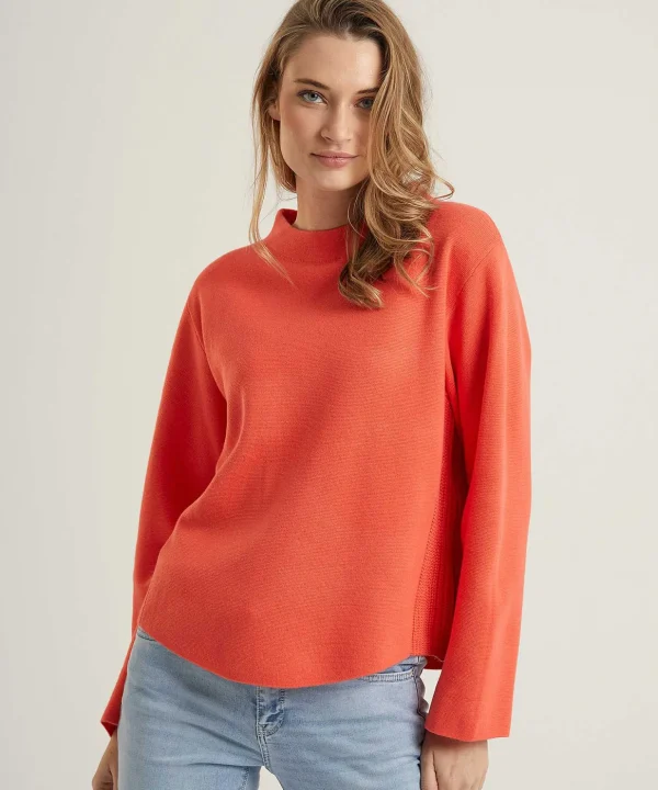 Sweater With Zippers*OUI Fashion