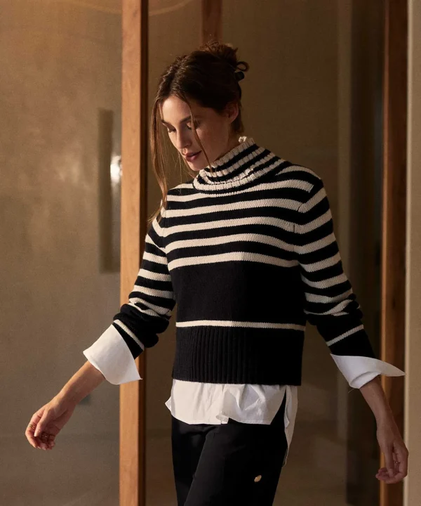 Turtleneck Stripes*OUI Online