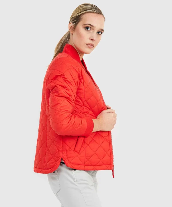 Quilted Bomber Jacket** Store