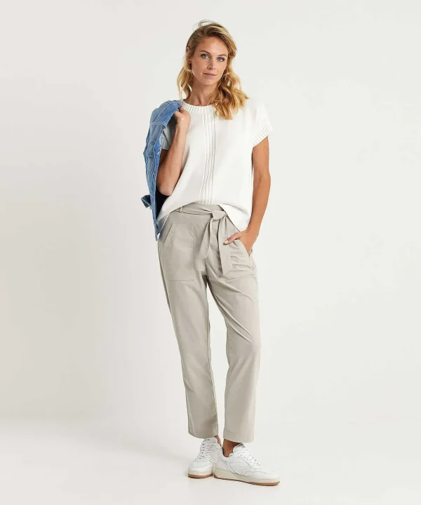Relaxed Fit Travel Fabric Trousers Ira*Raffaello Rossi Best