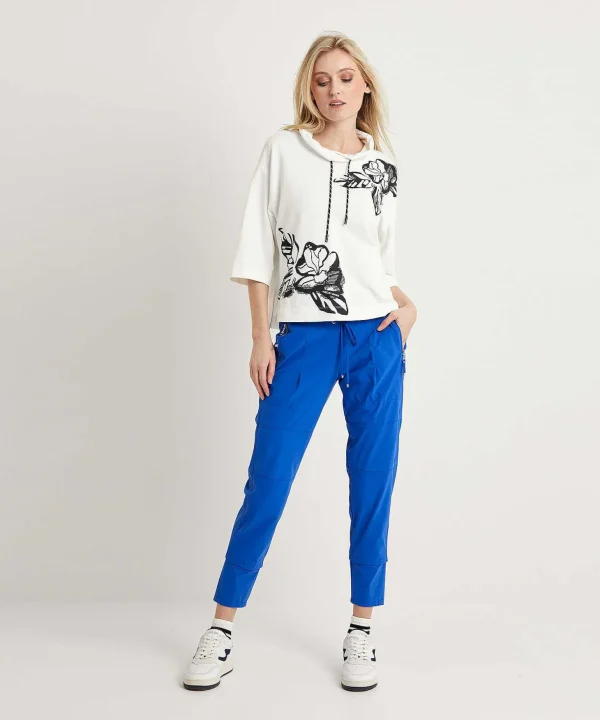 Slim Fit Travel Fabric Trousers Candy*Raffaello Rossi Clearance