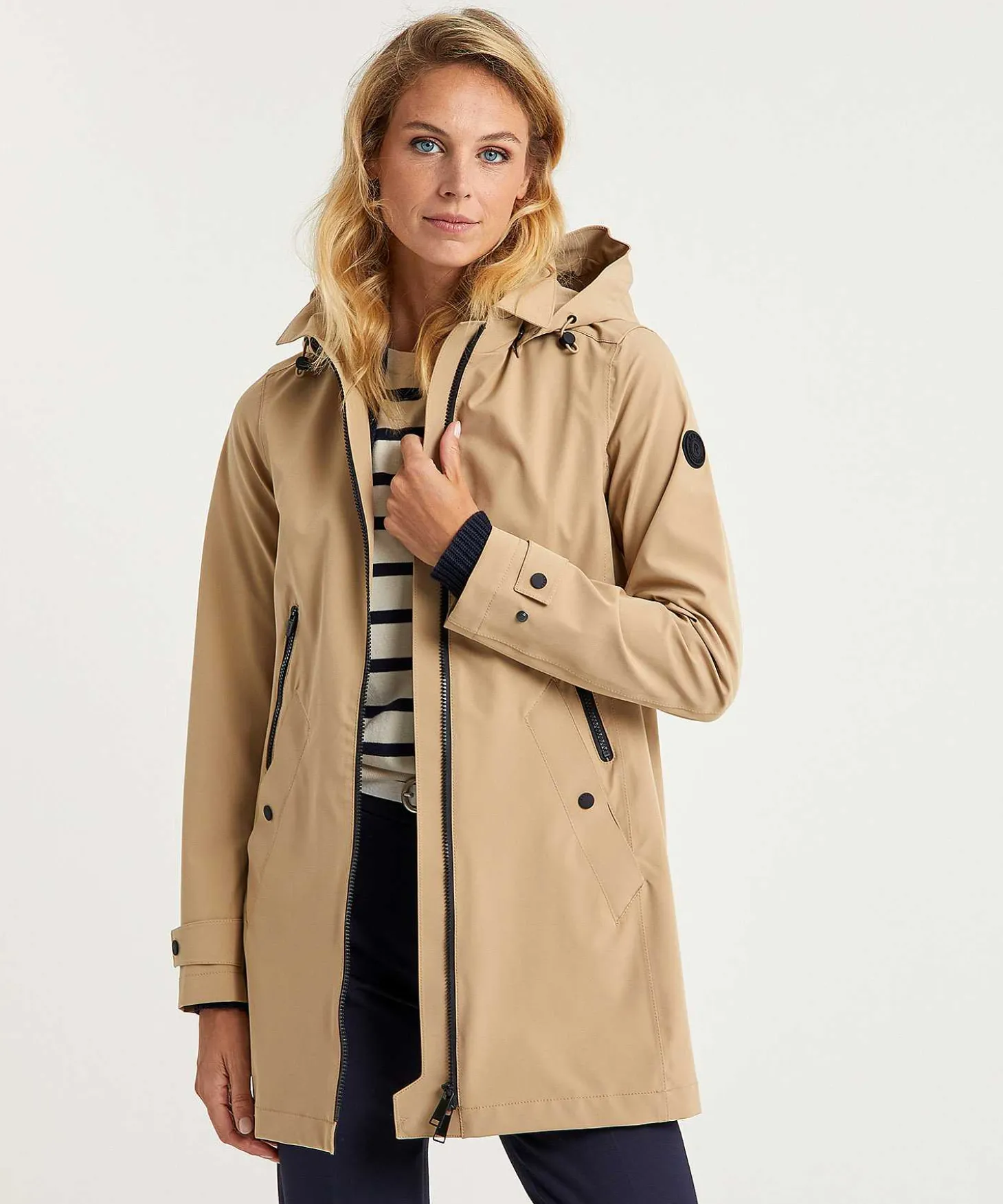 reset_halflength_raincoat_3.webp Half-Length Raincoat Waterproof Rodin*Reset New