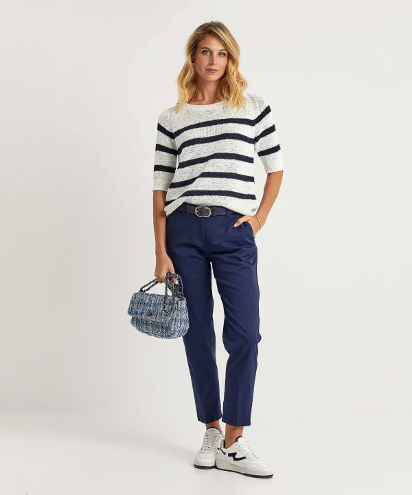 Ribbon Yarn Sweater Stripes** Discount