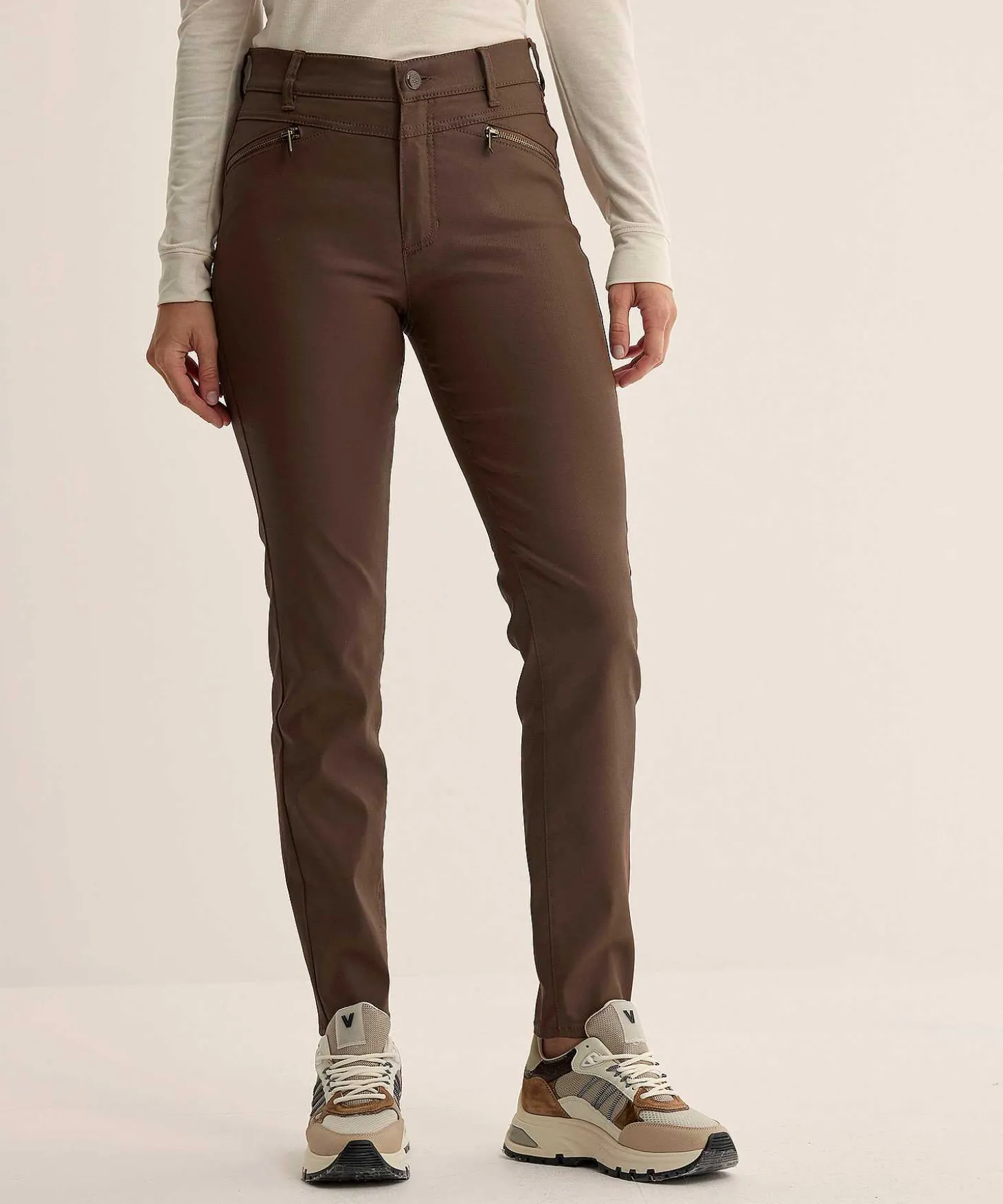 rosner_coated_skinny_pant_2.webp Coated Skinny Pants Zippers Audrey 2*Rosner Best Sale