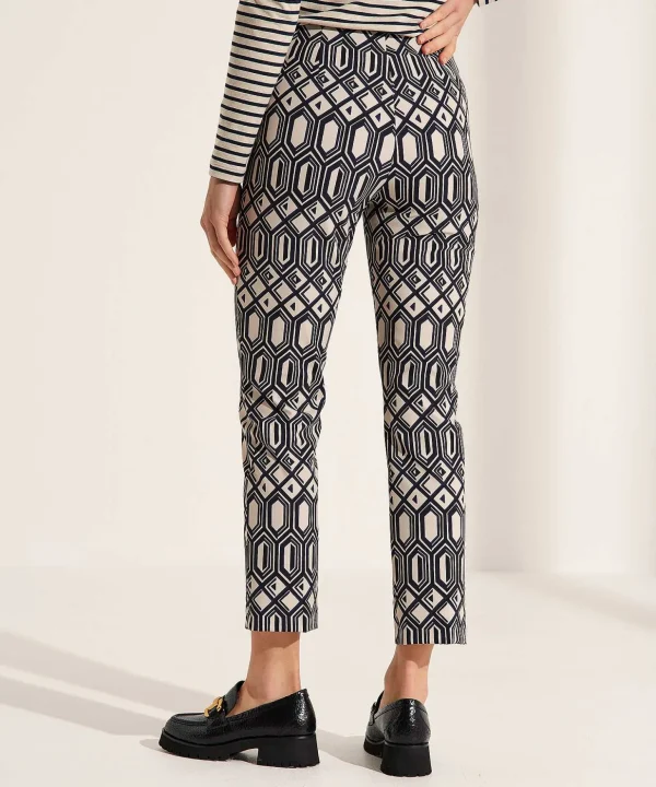 Cropped Pants Winter Techno Alisa Print*Rosner Flash Sale