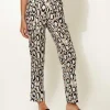 Linen Mix Trousers Panther Print May Zigarette*Rosner Flash Sale