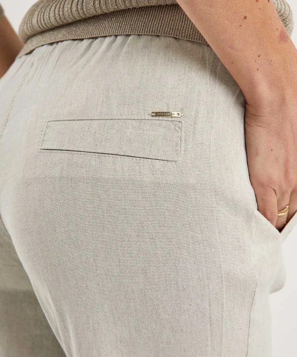 Linen Mix Trousers May Zigarette*Rosner Online