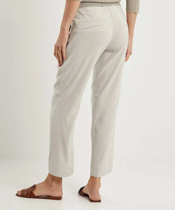 Linen Mix Trousers May Zigarette*Rosner Online