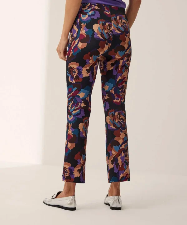 Pants Scuba Flower Print Alisa*Rosner Outlet