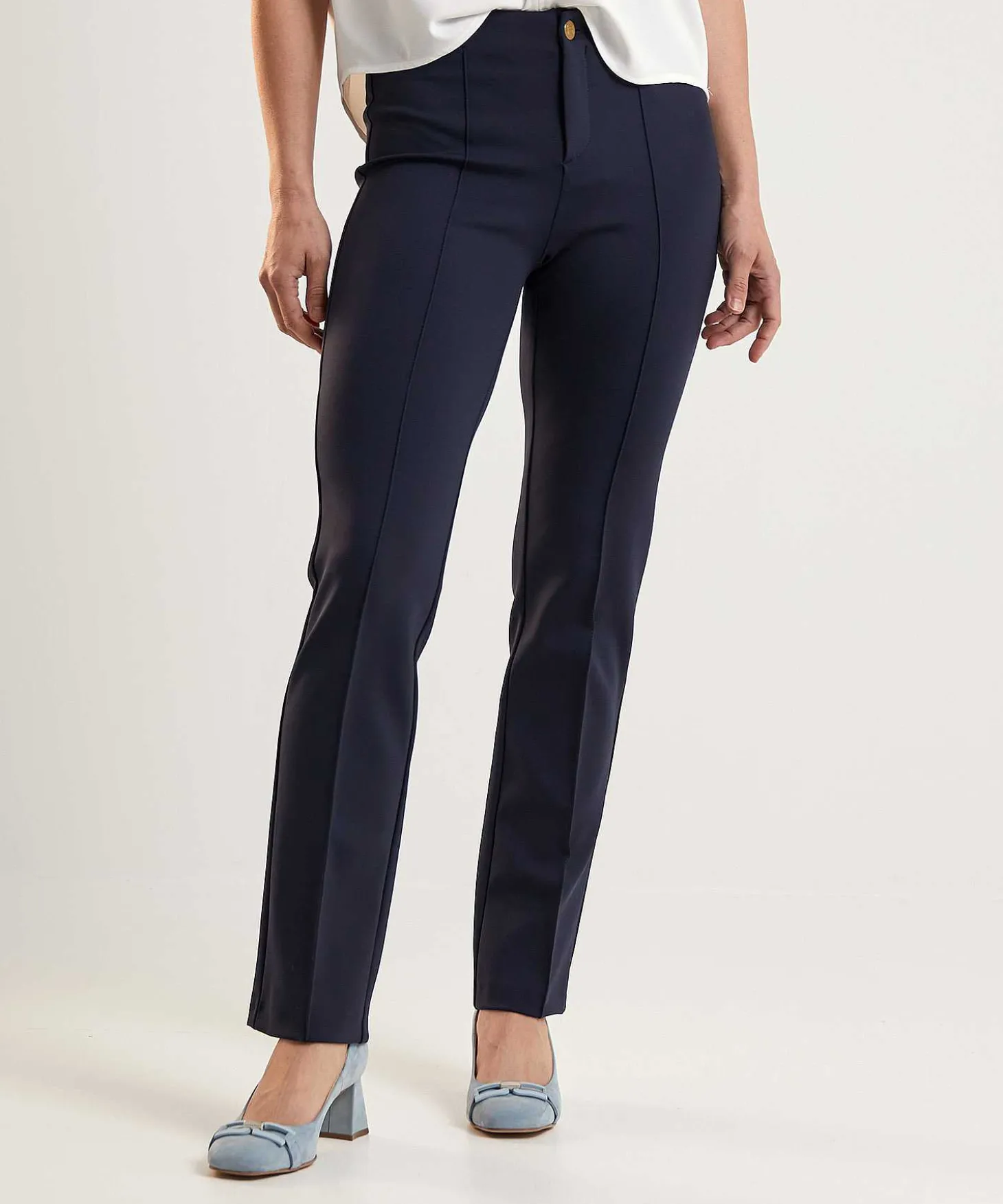 rosner_scuba_pants_with_p_0.webp Scuba Pants With Partial Seam Alisa Slim*Rosner Discount