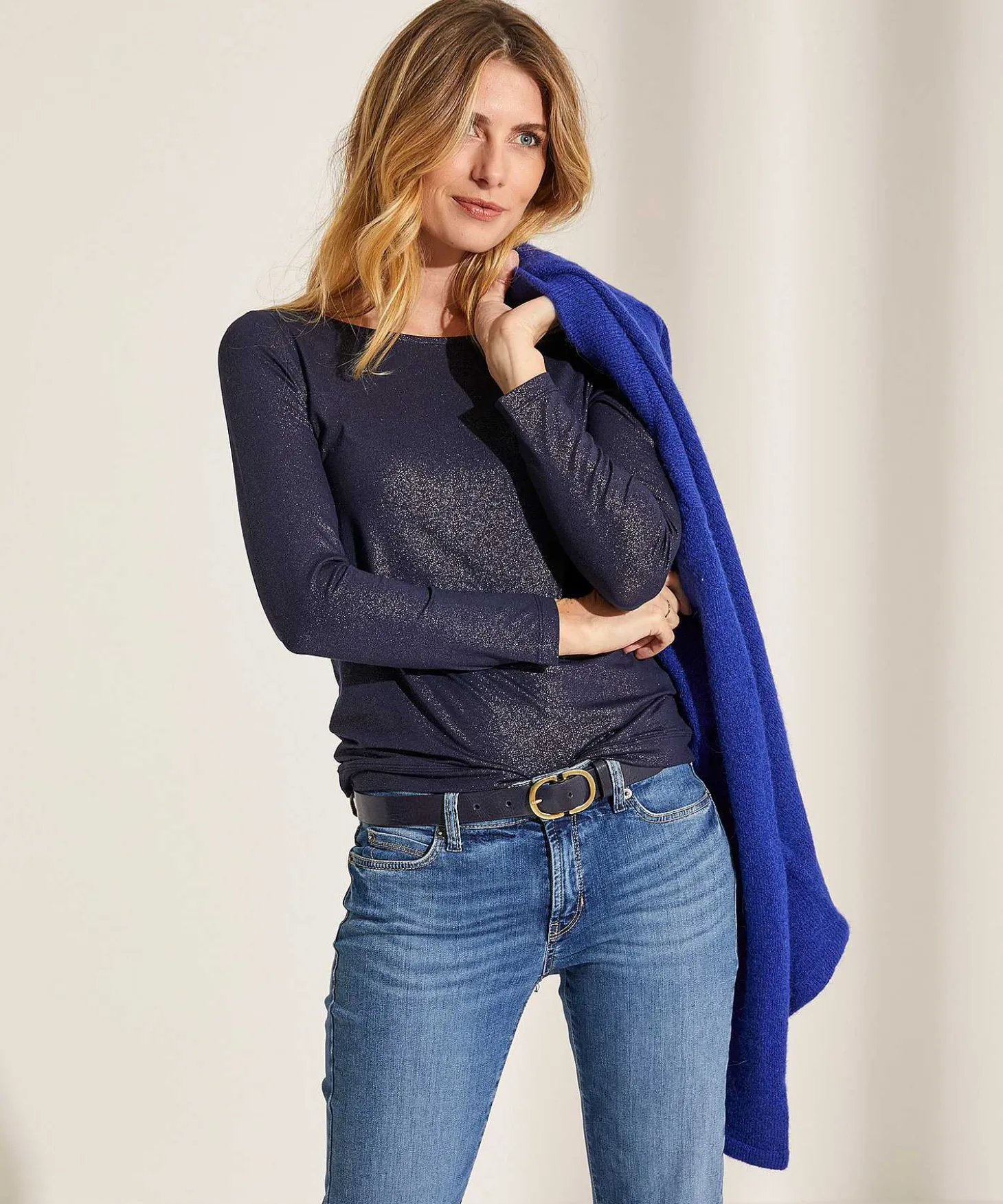 shirt_boat_neck_lurex_3.webp Shirt Boat Neck Lurex** Sale