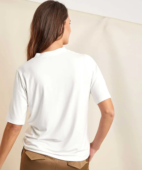 Shirt With V-Neck Pleat** Clearance