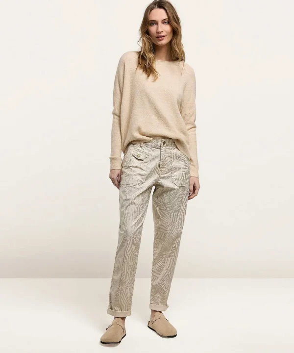 Coated Loose Fit Jeans Metallic Leaf*Summum Store