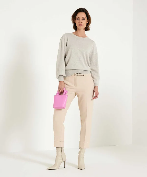 Sweater Balloon Sleeve Lurex** Clearance