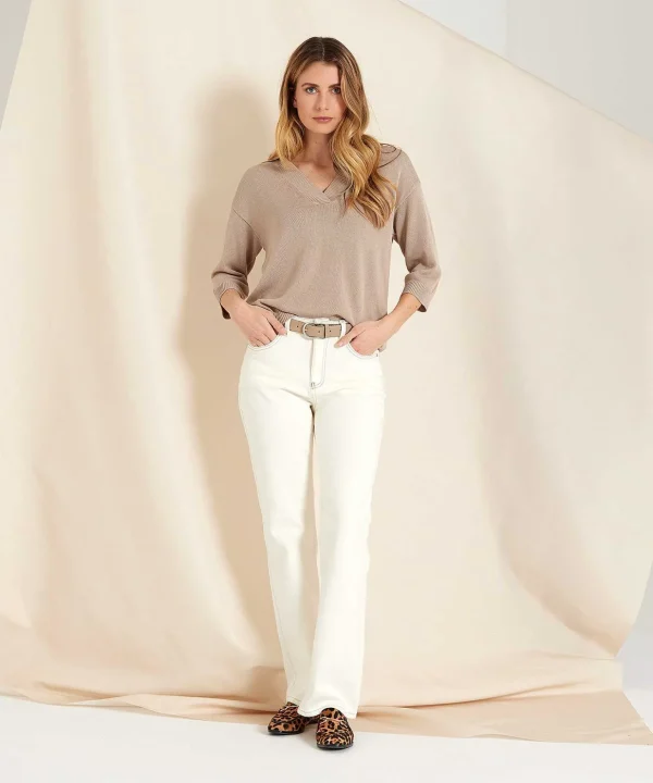 Sweater Polo Collar** Fashion