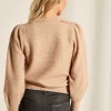 Sweater Puff Sleeve Padded** Best Sale