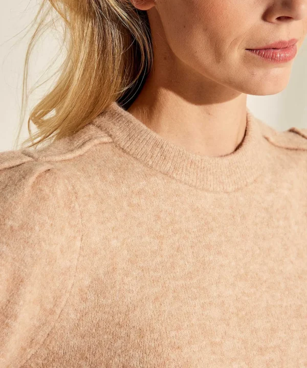 Sweater Puff Sleeve Padded** Best Sale