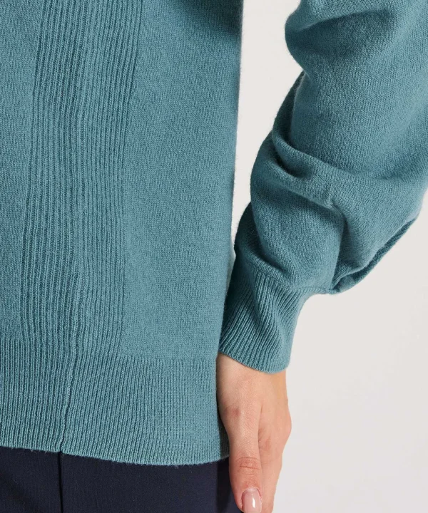Sweater V-Neck Wool** Hot