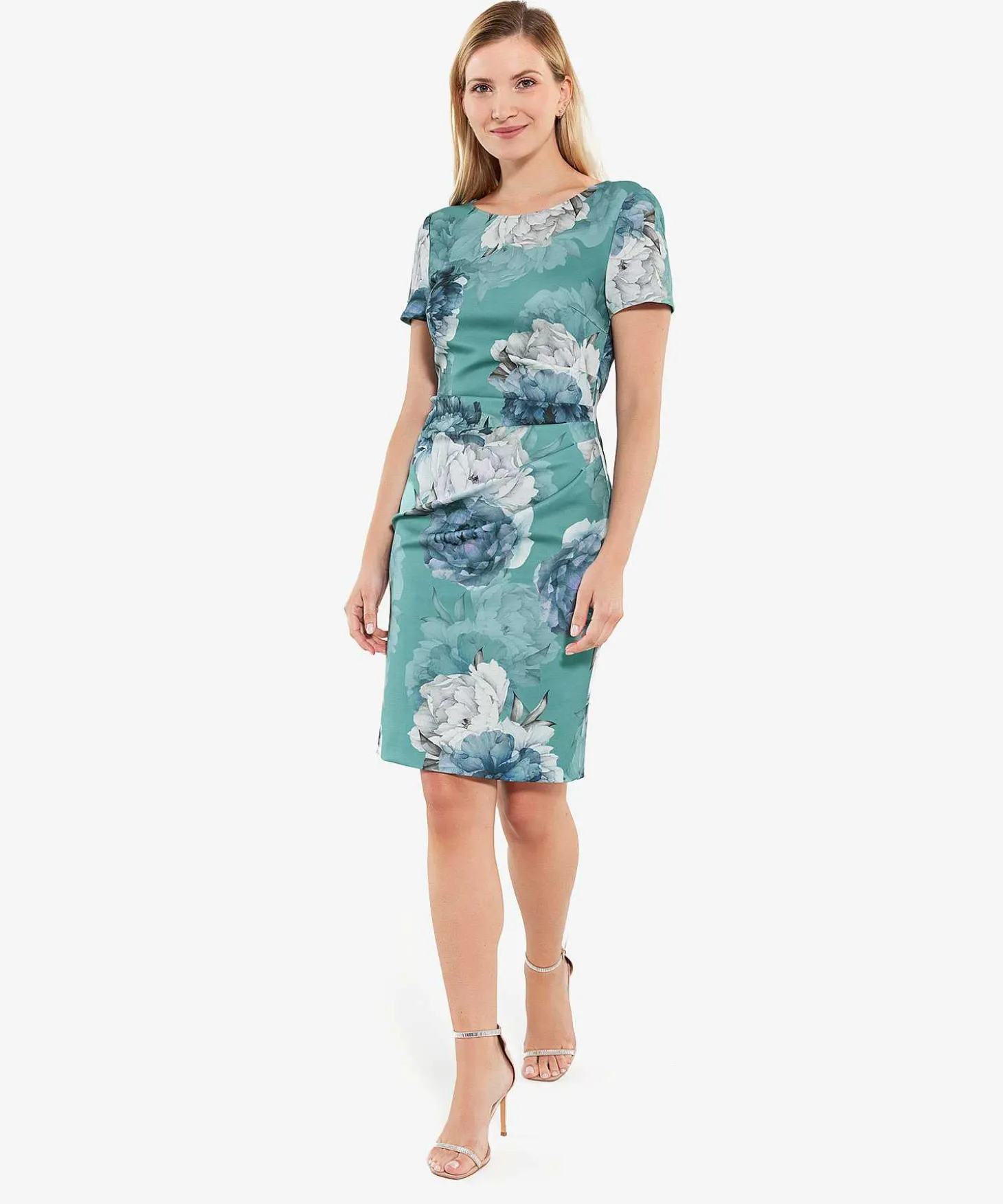 swing_pencil_dress_flower_1.webp Pencil Dress Flower Pleated*Swing Best