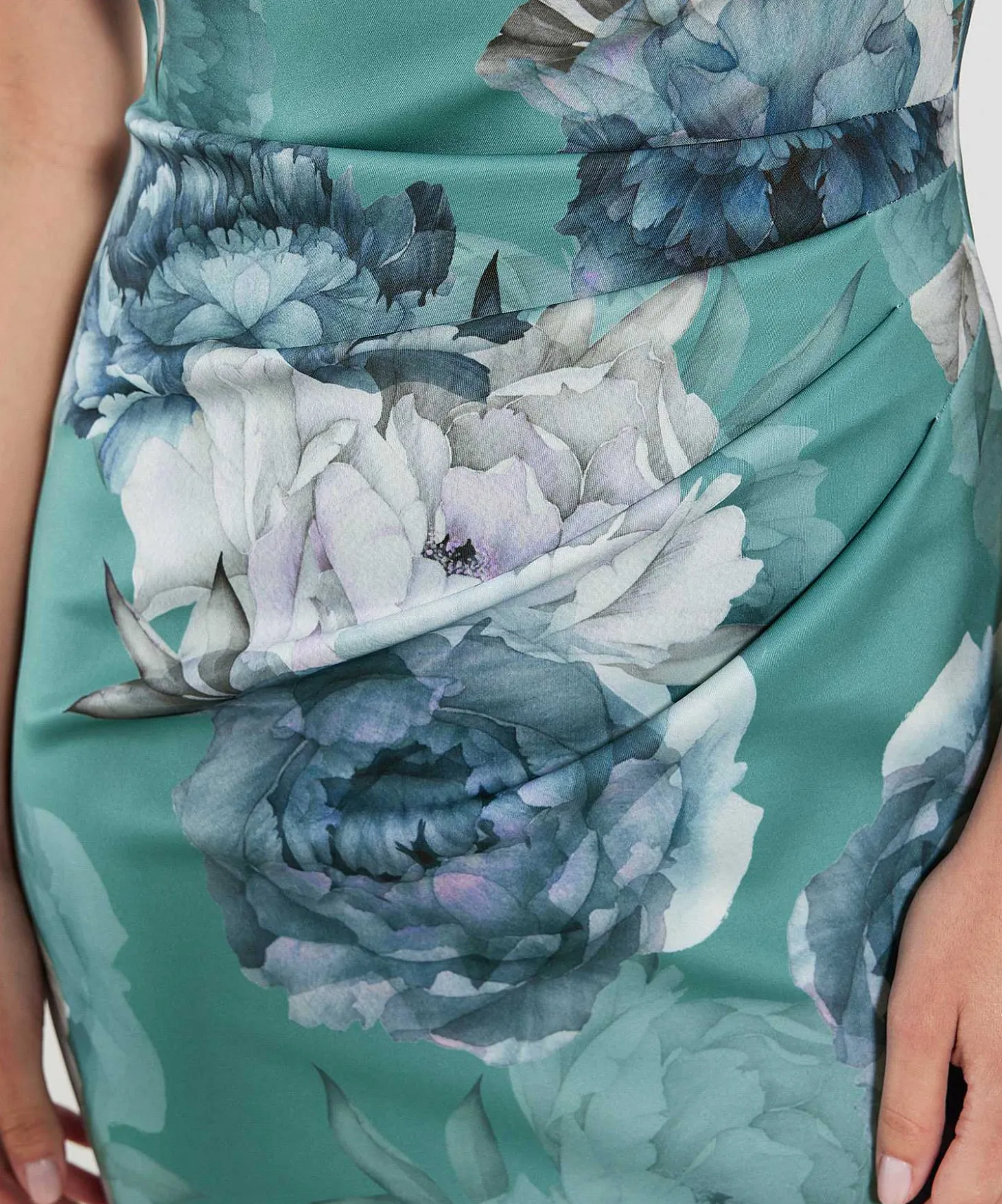 swing_pencil_dress_flower_3.webp Pencil Dress Flower Pleated*Swing Best