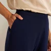 Wide Leg Trousers Crepe*Swing Sale