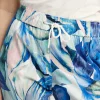 Capri Pants Leaf Print Pia Wide Leg*TONI Store