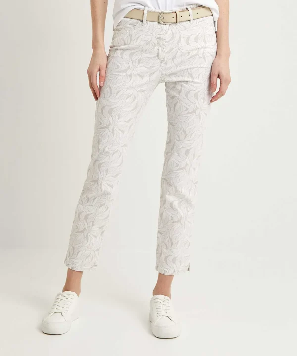 Cropped Trousers Print Be Loved*TONI New