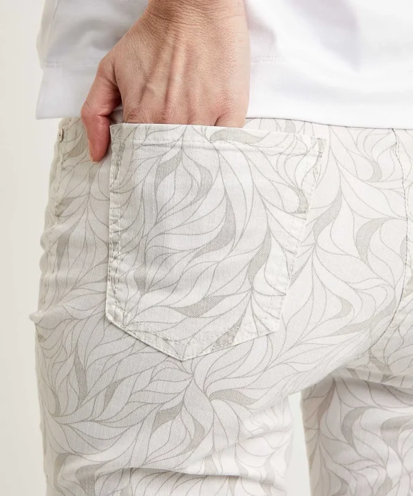 Cropped Trousers Print Be Loved*TONI New