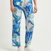 Silky Palazzo Pants Leaves Summer*TONI Store