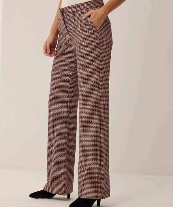 Wide Leg Trousers Jenny Check*TONI Outlet