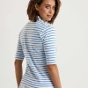 Tulip Shirt Short Sleeve Breton Stripe** Best Sale