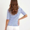 Tulip Shirt Short Sleeve Breton Stripe** Discount