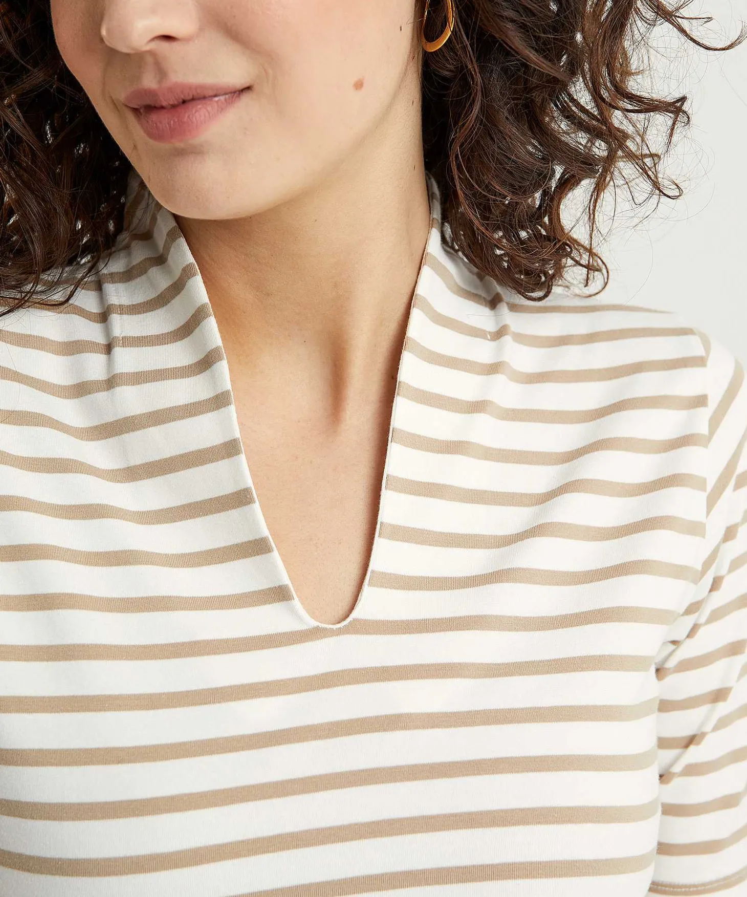 tulip_shirt_short_sleeve_0-4.webp Tulip Shirt Short Sleeve Breton Stripe** Online