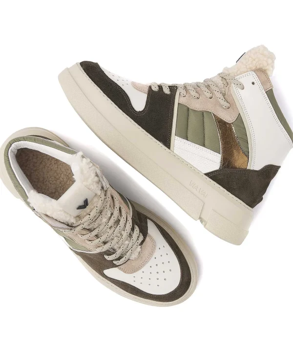 High Sneaker Blue Matt*VIA VAI Outlet