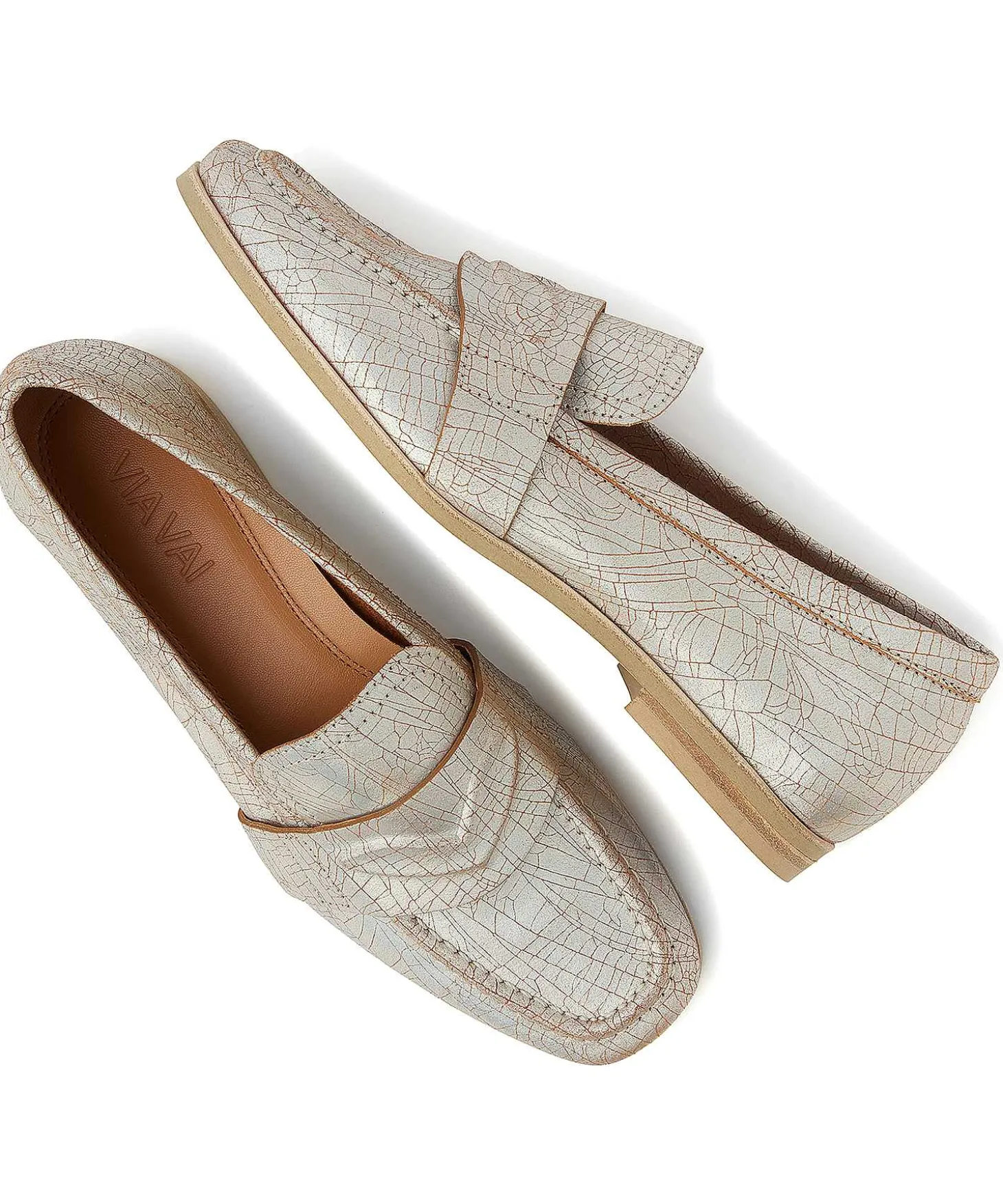 via_vai_metallic_loafer_c_2.webp Metallic Loafer Chiara Ray*VIA VAI Discount