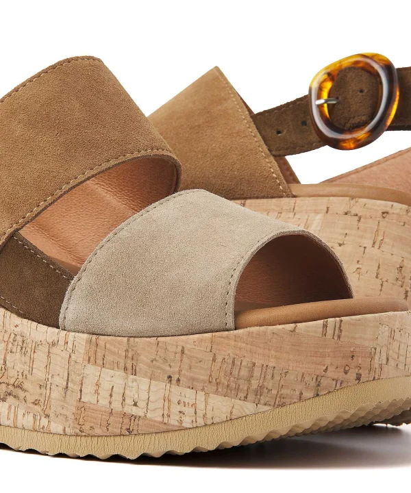 Platform Sandal Cork Sole Sissel Raven*VIA VAI New