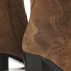 Suede Ankle Boot Cowboy Shelly Coop*VIA VAI Best Sale