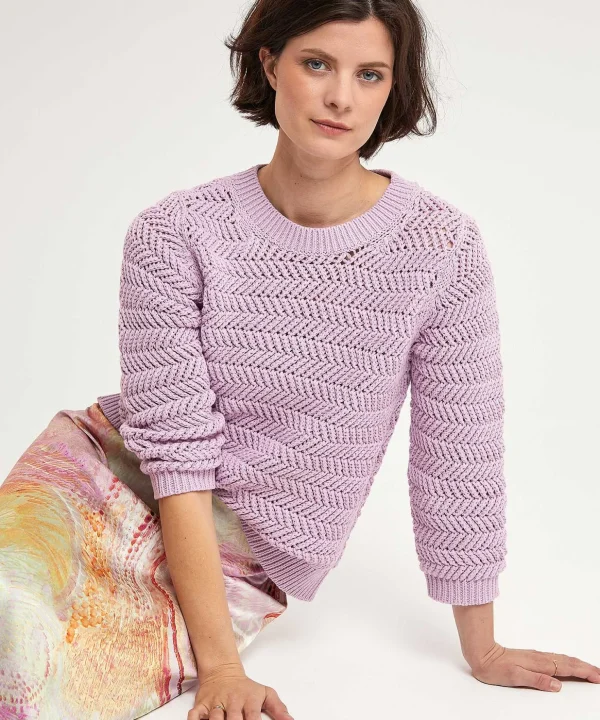 Zigzag Openwork Sweater** Shop