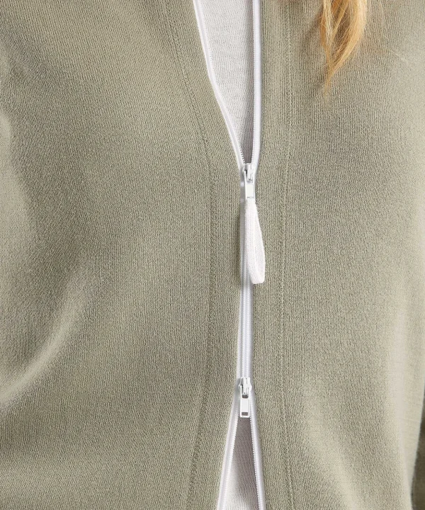 Zipper Vest Contrast Piping** Flash Sale