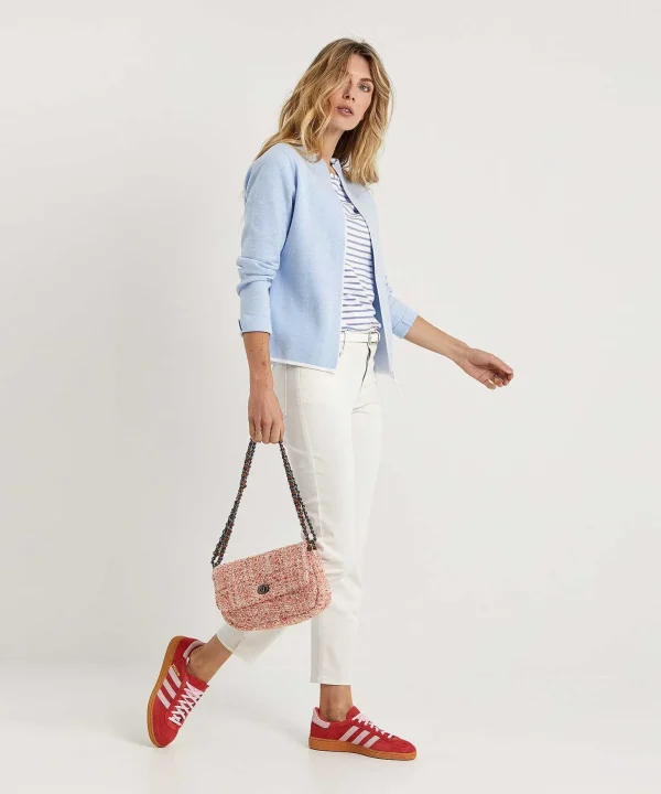 Zipper Vest Contrast Piping** Cheap